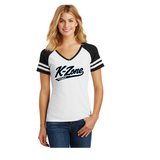K ZONE PREMIER LADIES SCRIPT GAME DAY TEE SHORT SLEEVE COTTON