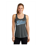 K ZONE PREMIER   LADIES SCRIPT RACERBACK DRIFIT TANK TOP