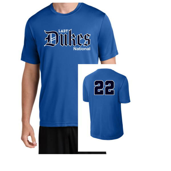 Lady Dukes National softball player package-practice jerseys, visor , socks and belts