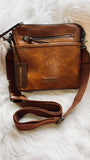 Montana West brown or black medium leather tote purse with strap