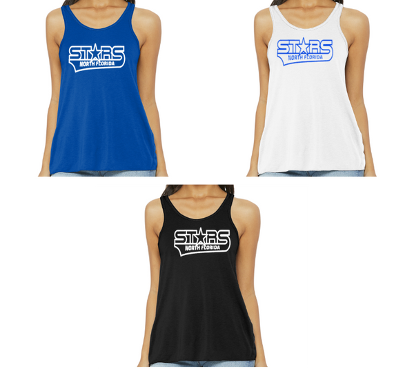 NORTH FLORIDA STARS LADIES DRI FIT TANK RACERBACK W/ SCRIPTURE ON BACK