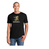 OAKLEAK KNIGHTS BASEBALL BLACK  DIGI CAMO DRIFIT TEE UNISEX SHORT SLEEVE WHITE AND GREY