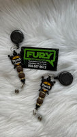 PRAYER WARRIOR GOLDTONE KEYCHAIN