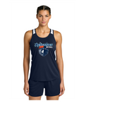 RENEGADES LADIES NAVY WHITE  TRACK TANK SPORT TEK RAcerback