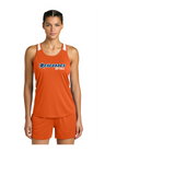 RENEGADES LADIES ORANGE WHITE  TRACK TANK SPORT TEK