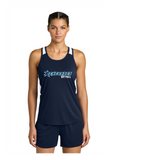 RENEGADES LADIES NAVY WHITE  TRACK TANK SPORT TEK RAcerback