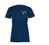 Renegades Ladies v neck drifit tee short sleeve pocket logo