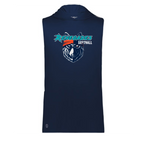 Renegades unisex coolcore sleeveless hoodie wolfhhead logo with Wolfpack life on back