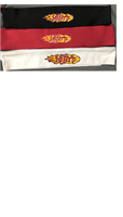 SANTA FE INFERNO 3 PK DRIFIT HEAD TIES  RED WHITE AND BLACK