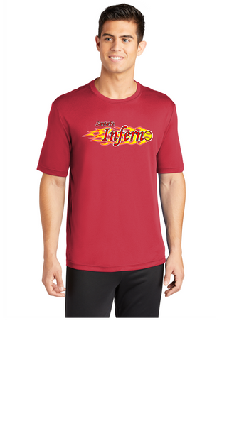 SANTA FE INFERNO UNISEX DRIFIT TEE SHORT SLEEVE FRONT LOGO ONLY