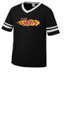 SANTA FE INFERNO UNISEX STRIPE JERSEY TEE SHORT SLEEVE POLY/COTTON