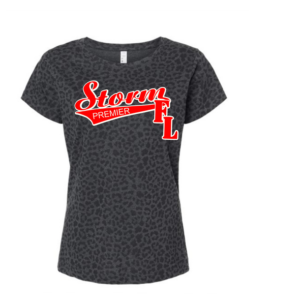 STORM JACKSONVILLE CHEETAH PRIT  LADIES COTTON