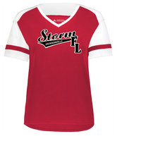 STORM JACKSONVILLE LADIES FAN TEE TRIBLEND SHORT SLEEVE