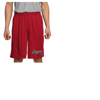 STORM PREMIER MENS MESH DRI FIT SHORT 9" INSEAM  WITH LOGO, NO POCKETS