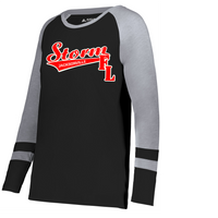 STORM JACKSONVILLE LADIES FAN TEE  TRIBLEND LONG  SLEEVE