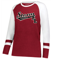 STORM JACKSONVILLE LADIES FAN TEE  TRIBLEND LONG  SLEEVE