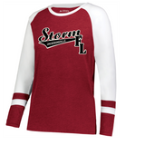 STORM JACKSONVILLE LADIES FAN TEE  TRIBLEND LONG  SLEEVE