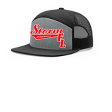 STORM JAX RICHARSON 7 PANEL FLAT BILL TRUCKER HAT EMBROIDERED