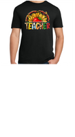 TEACHER SOFTSTYLE UNISEX COTTON TEE BLACK LISTEN ENCOURGE MOTIVATE INSPIRE