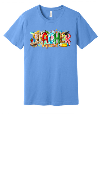 TEACHER SQUAD SOFTSTYLE COTTON SHORT SLEEVE TEE
