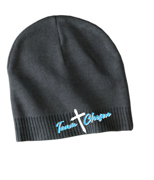 TEAM CHOSEN BEANIE 100% COTTON EMBROIDERED