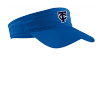 TRINITY SOFTBALL COTTON TWILL VISOR EMBROIDERED