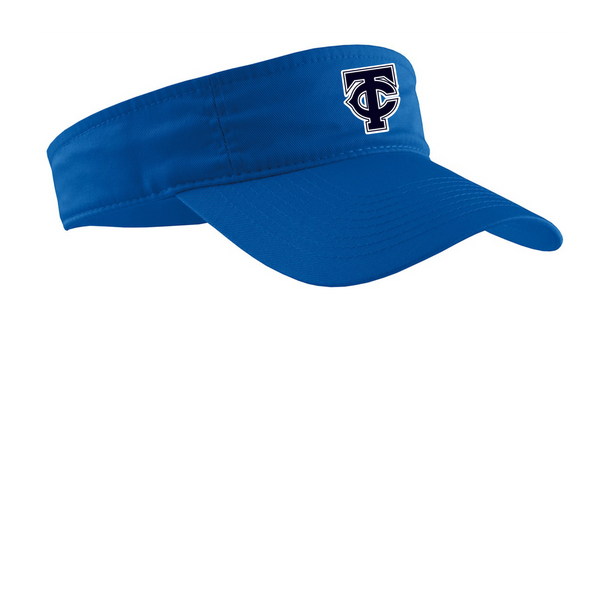 TRINITY SOFTBALL COTTON TWILL VISOR EMBROIDERED