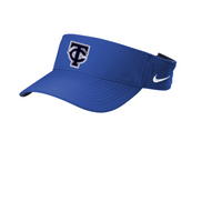 TRINITY SOFTBALL NIKE VISOR EMBROIDERED BLACK OR ROYAL