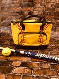 Softball insulated cooler