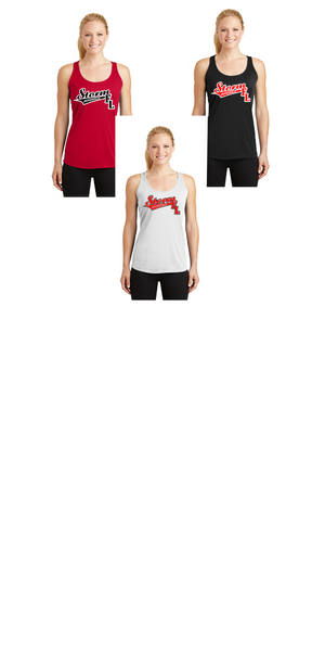 STORM JAX RACERBACK LADIES TANK DRI FIT