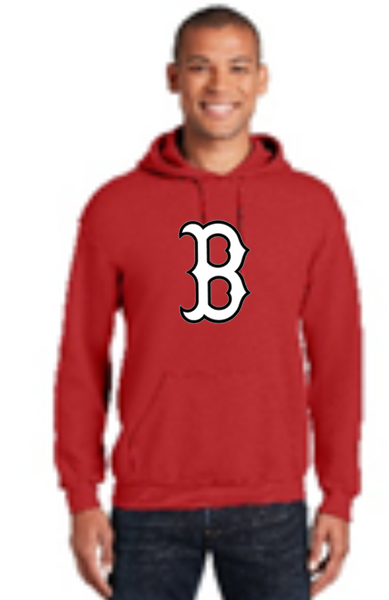 BRADFORD TORNADO SOLID RED HOODIE