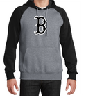 Bradford Tornado Baseball Raglan Hoodie 2 tone