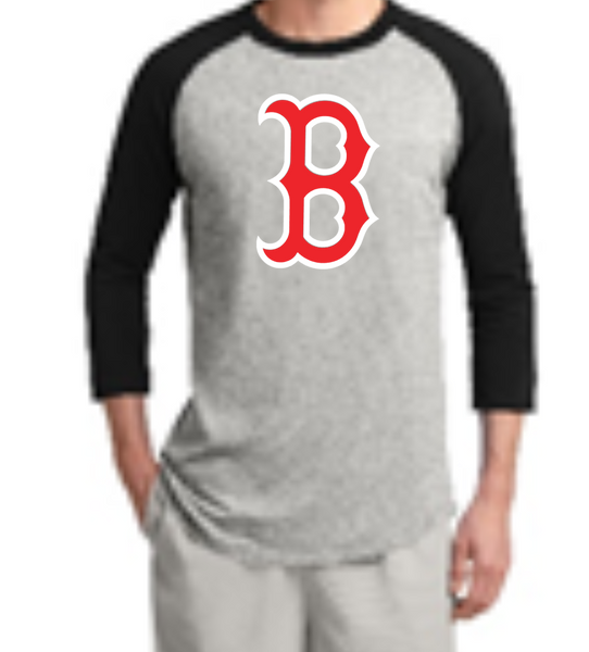 BRADFORD TORNADO 3/4 RAGLAN BLACK/GREY