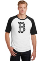 BRADFORD TORNADO RAGLAN S/S SLEEVE BLACK/WHITE