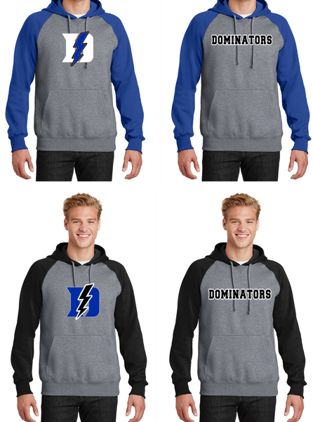 DOMINATORS RAGLAN HOODIE 2 TONE