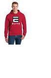 EILTE SOFTBALL TEAM HOODIE BLACK RED WHITE  50/50