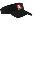 ELITE SOFTBALL COTTON TWILL VISOR WITH NUMBER