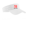 ELITE SOFTBALL COTTON TWILL VISOR WITH NUMBER