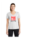 ELITE SOFTBALL LADIES VNECK DRI FIT TEE (LADIES FIT)