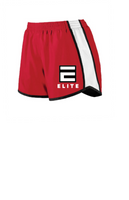 ELITE SOFTBALL TEAM  PULSE SHORTS BLACK RED