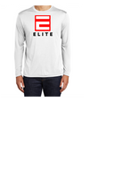 ELITE SOFTBALL UNISEX DRI FIT LONG SLEEVE BLACK RED WHITE