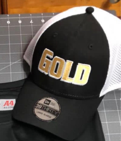 Gainesville Gold trucker snap back hat embroidered