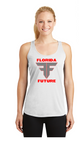 FLORIDA FUTURE LADIES DRIFIT RACERBACK TANK WHITE