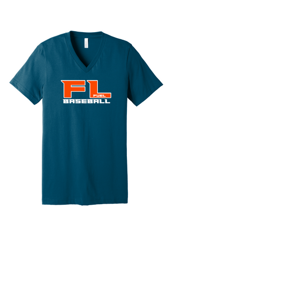 FLORIDA FUEL BASEBALL UNIEX VNECK COTTON TEE