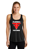 FLORIDA FUTURE LADIES DRIFIT RACERBACK TANK WHITE