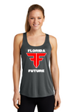 FLORIDA FUTURE LADIES DRIFIT RACERBACK TANK WHITE