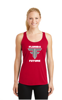 FLORIDA FUTURE LADIES DRIFIT RACERBACK TANK WHITE