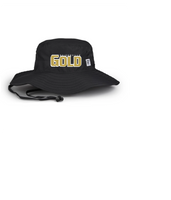 GAINESVILLE GOLD EMBROIDERED BOONIE HAT WHITE