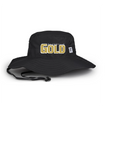 GAINESVILLE GOLD EMBROIDERED BOONIE HAT WHITE