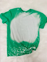 BLEACHED TEE BLANK(NO DESIGNS ON SHIRT) ALL WILL VARY, NO 2 ALIKE